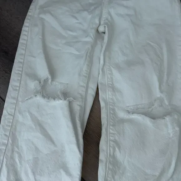 Zara Girls Size 9 White wide leg Jeans - Picture 7 of 8